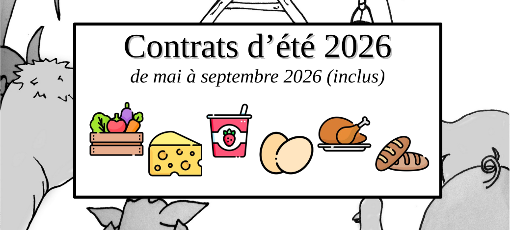 Nouveaux contrats d'été 2026 des Paniers de Pierre-Jeanne sont disponibles !